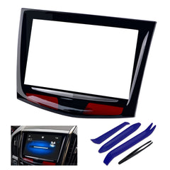 kixfwpy front view installed in Cadillac restores screen clarity and fit