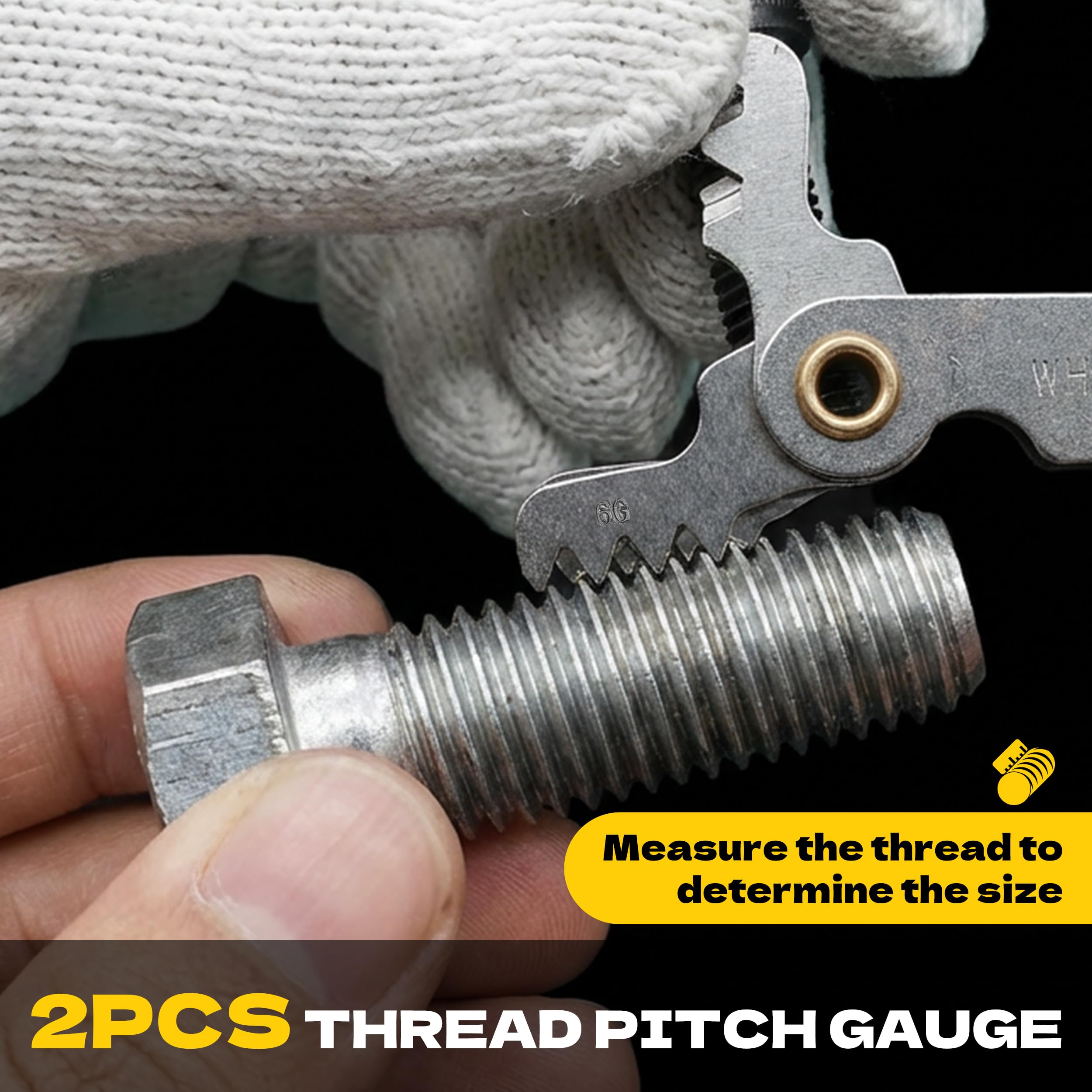 KJE before and after restored bolt showing improved thread fit