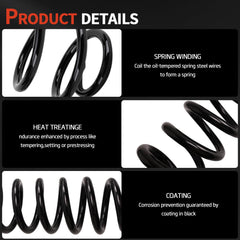 KJYDXYS coil spring installed on rear suspension demonstrating restored ride height and handling stability