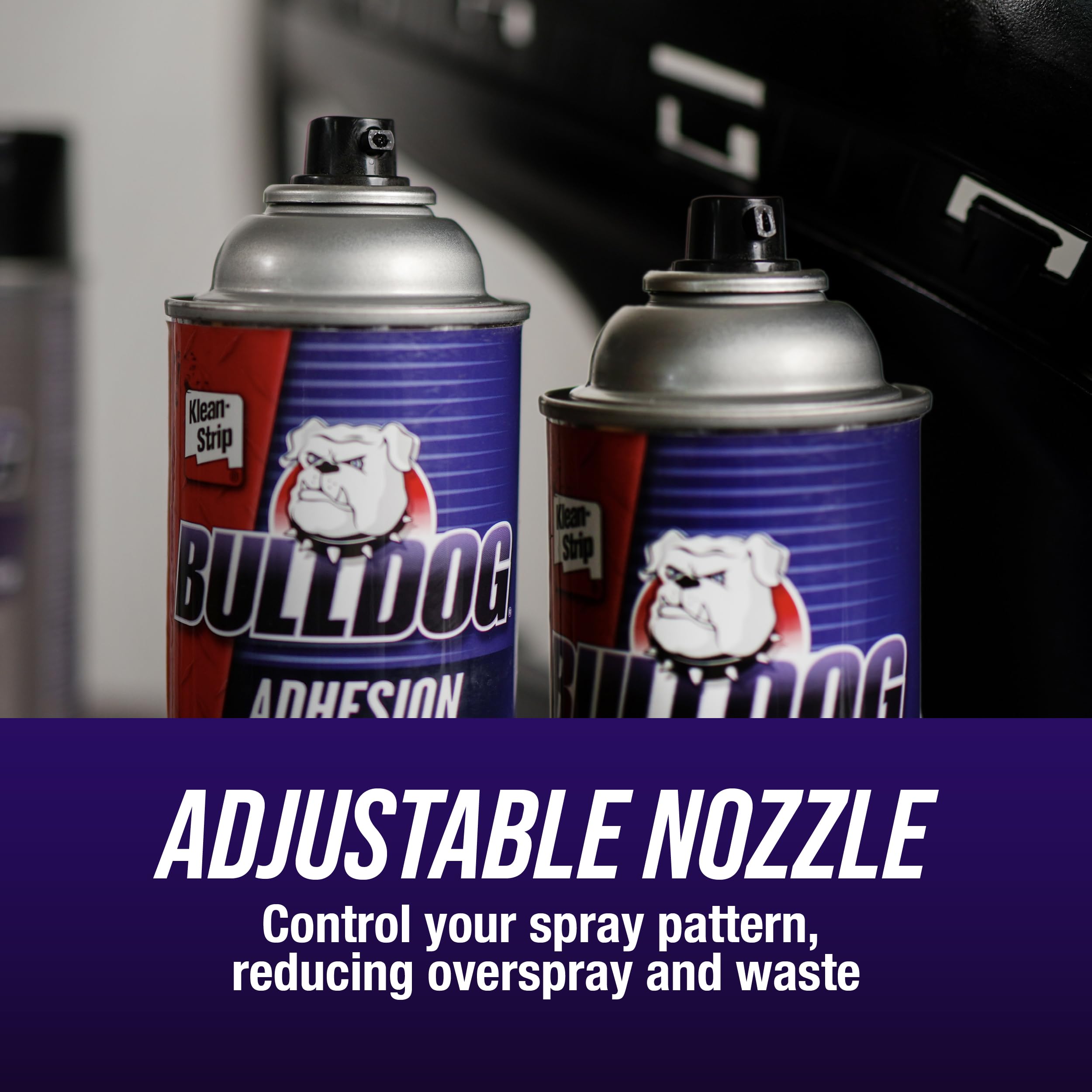 Klean-Strip Bulldog filling 320-grit scratch on plastic surface for smoother paint bond