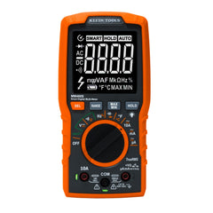 Klein Tools MM460S front display showing readings and easy controls, enhancing speed