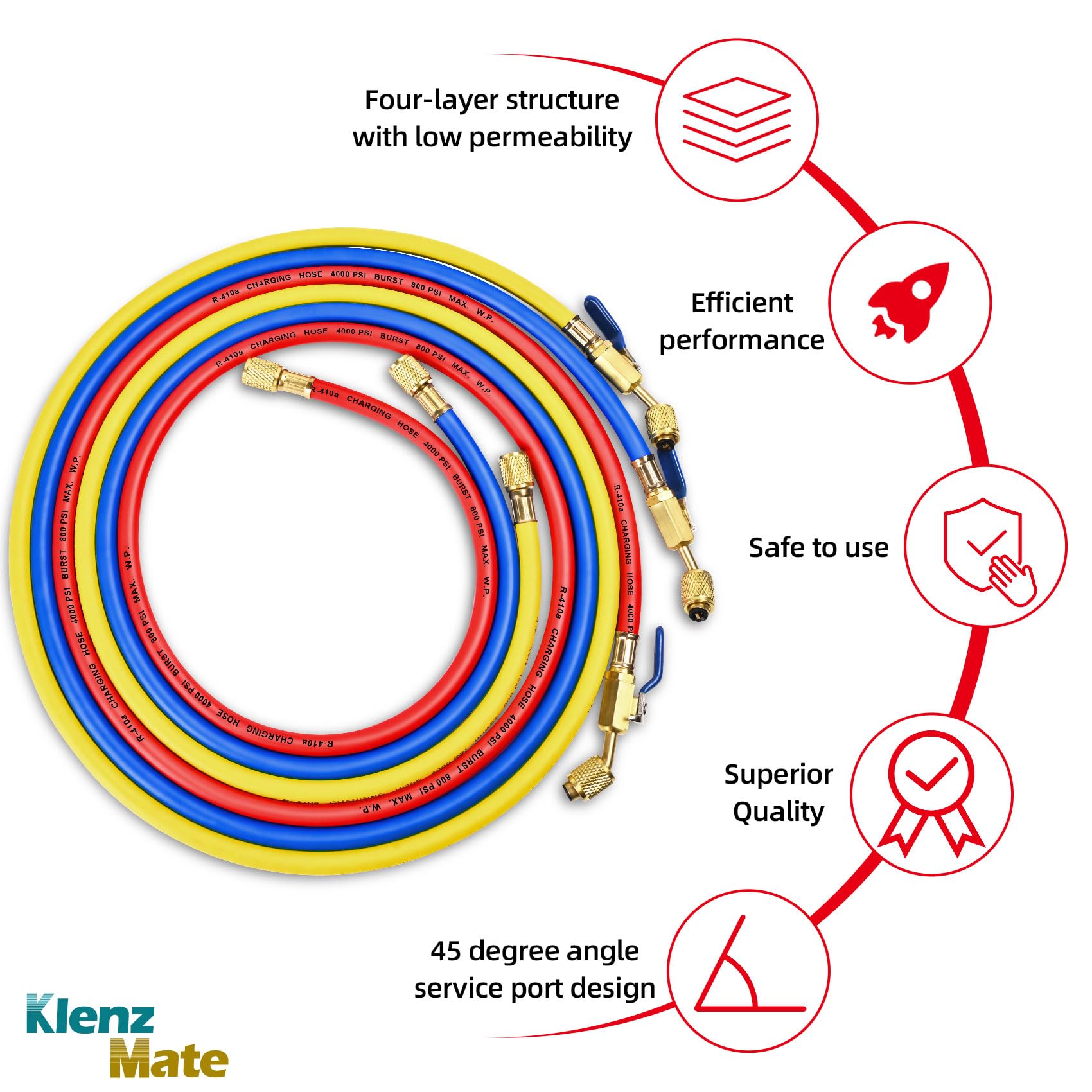 KlenzMate close-up of compact ball valve delivering on-demand flow control benefit