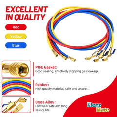KlenzMate fittings and PTFE gasket detail offering leak-resistant connection benefit