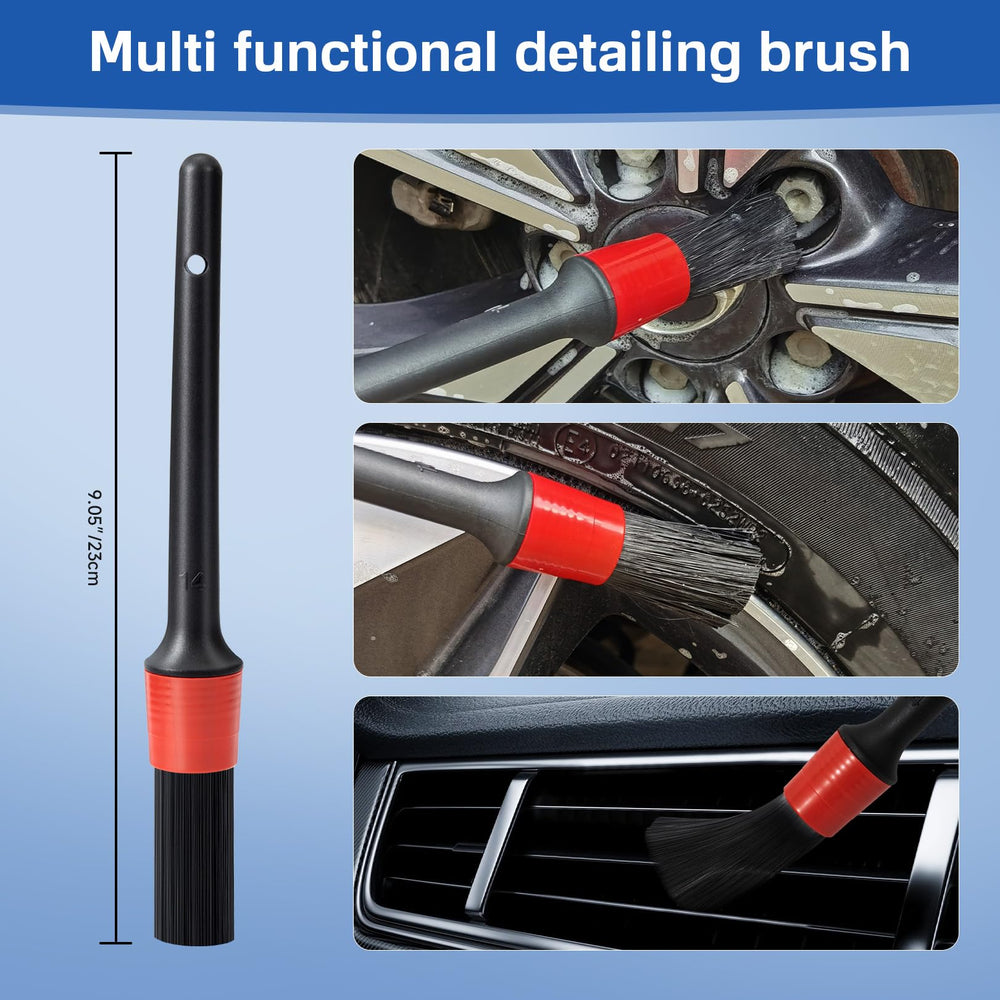 KLeXiC brushes in use on rim demonstrating no-scratch cleaning