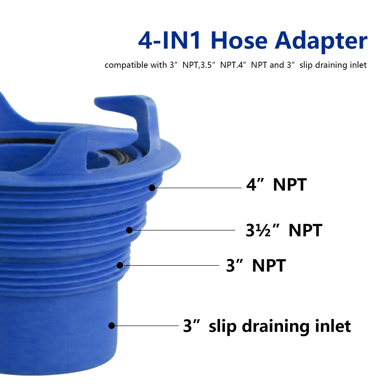 klpdst transparent elbow with flowing water showing easy-drain benefit