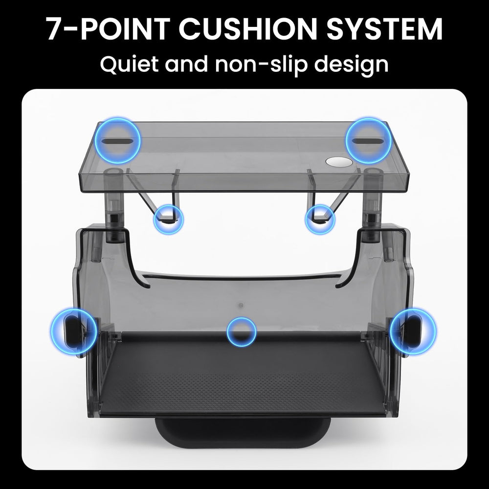 Klutchtech opened tray with items illustrating quick access benefit