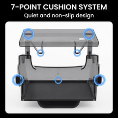 Klutchtech opened tray with items illustrating quick access benefit