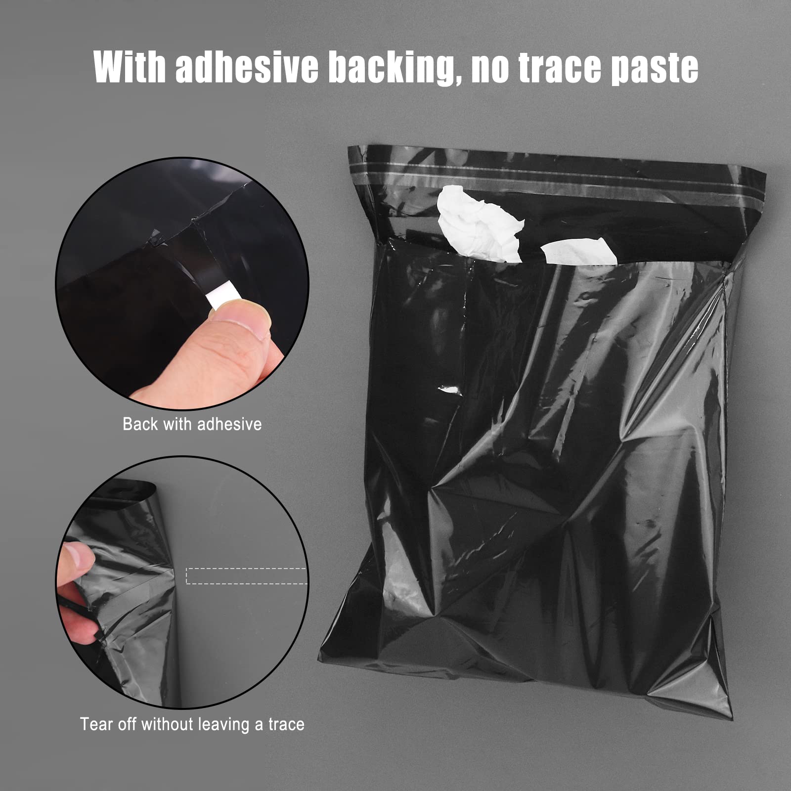 Klyuqoz bag filled with snacks and tissues showing waterproof leak protection