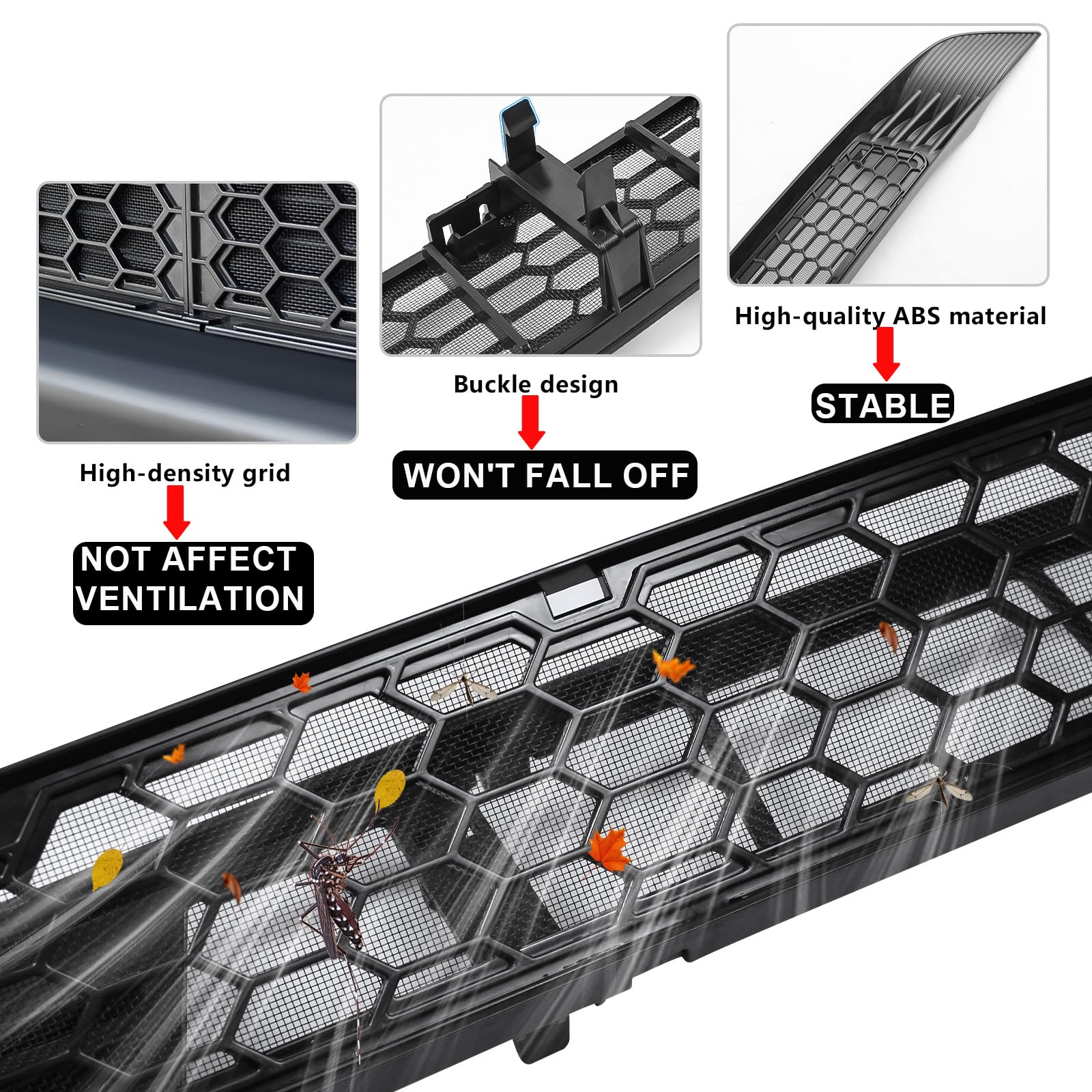 KMF snap-on installation step showing tool-free installation benefit