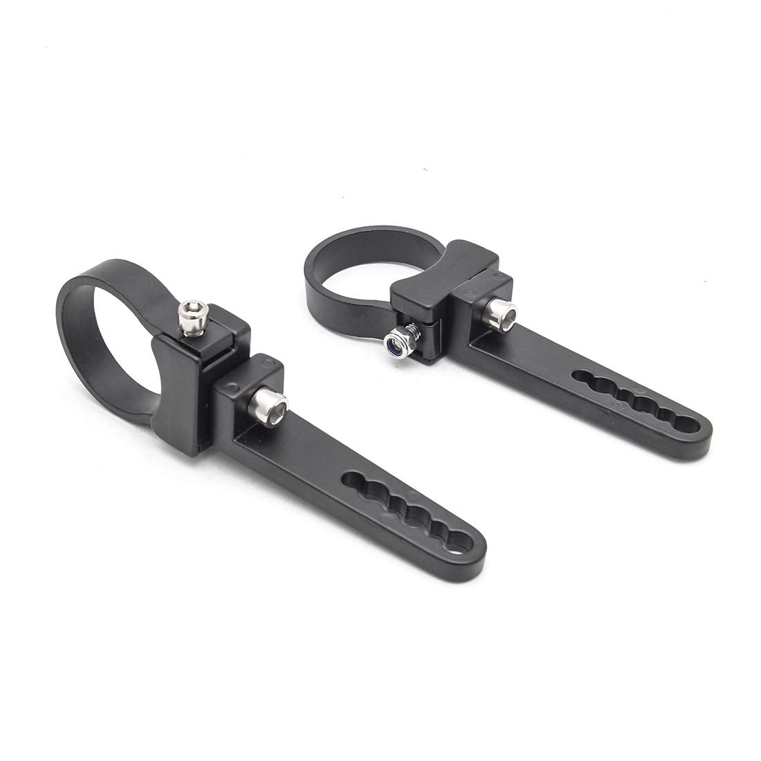 KMFCDAE front view of clamp pair showing sturdy fit and secure mounting