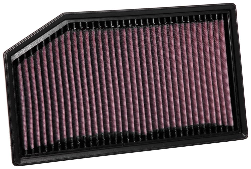 K&N installed in a Jeep engine bay for fast, tool-light upgrade