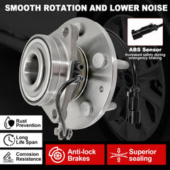KNOLET ABS sensor and wiring detail ensuring reliable wheel-speed signals