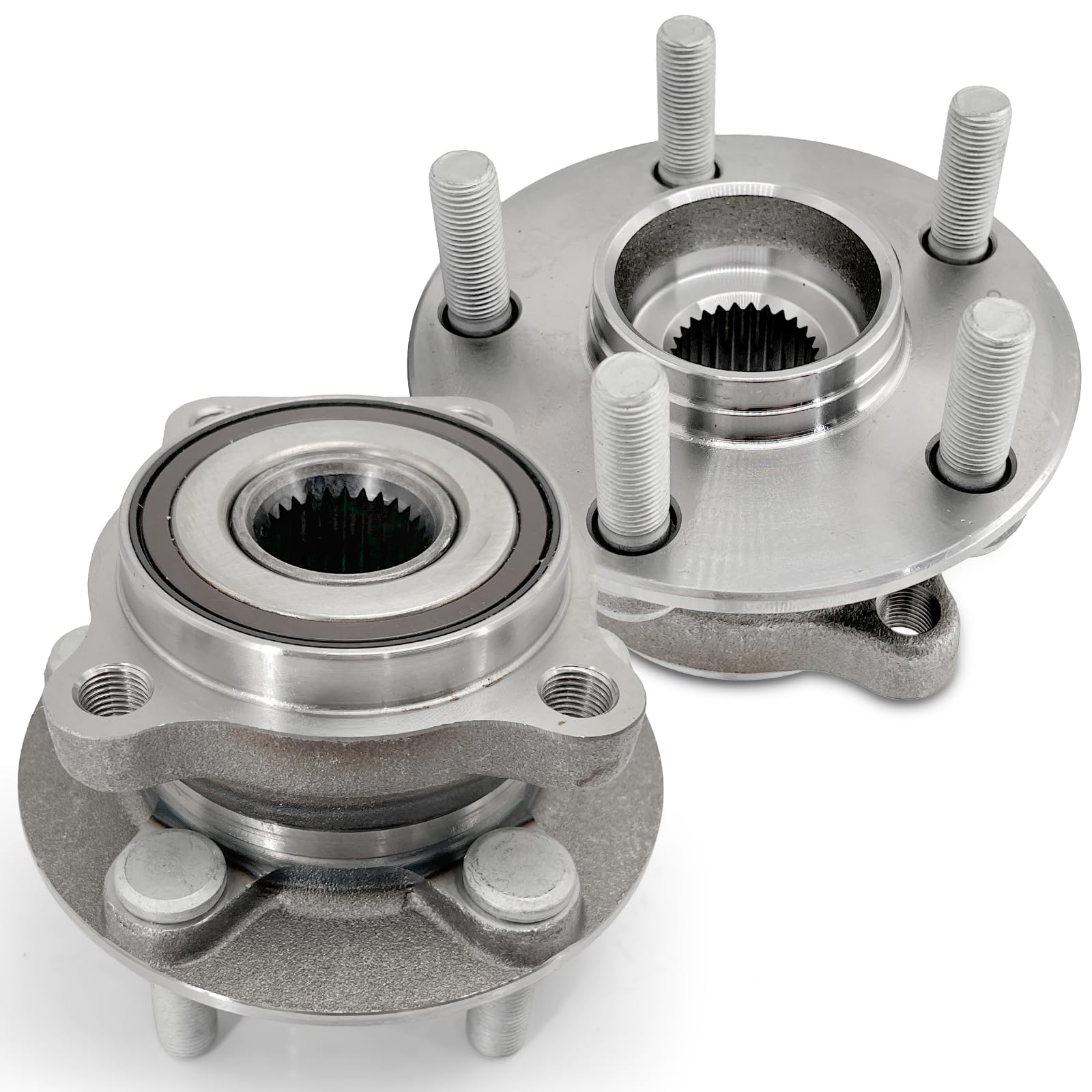 KNOLET front hub assembly in original packaging showing fitment benefit