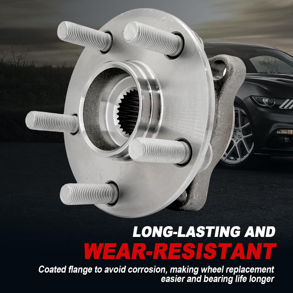 KNOLET hub installed on vehicle front axle showing quick replacement benefit
