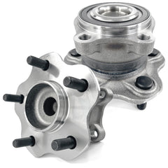 KNOLET rear hub front view showing fit and five-lug studs for reliable wheel mounting