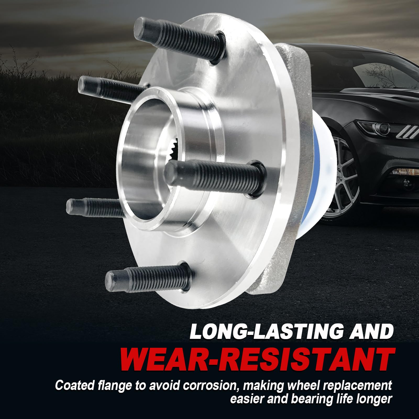 KNOLET new hub next to worn hub demonstrating improved performance and reduced noise