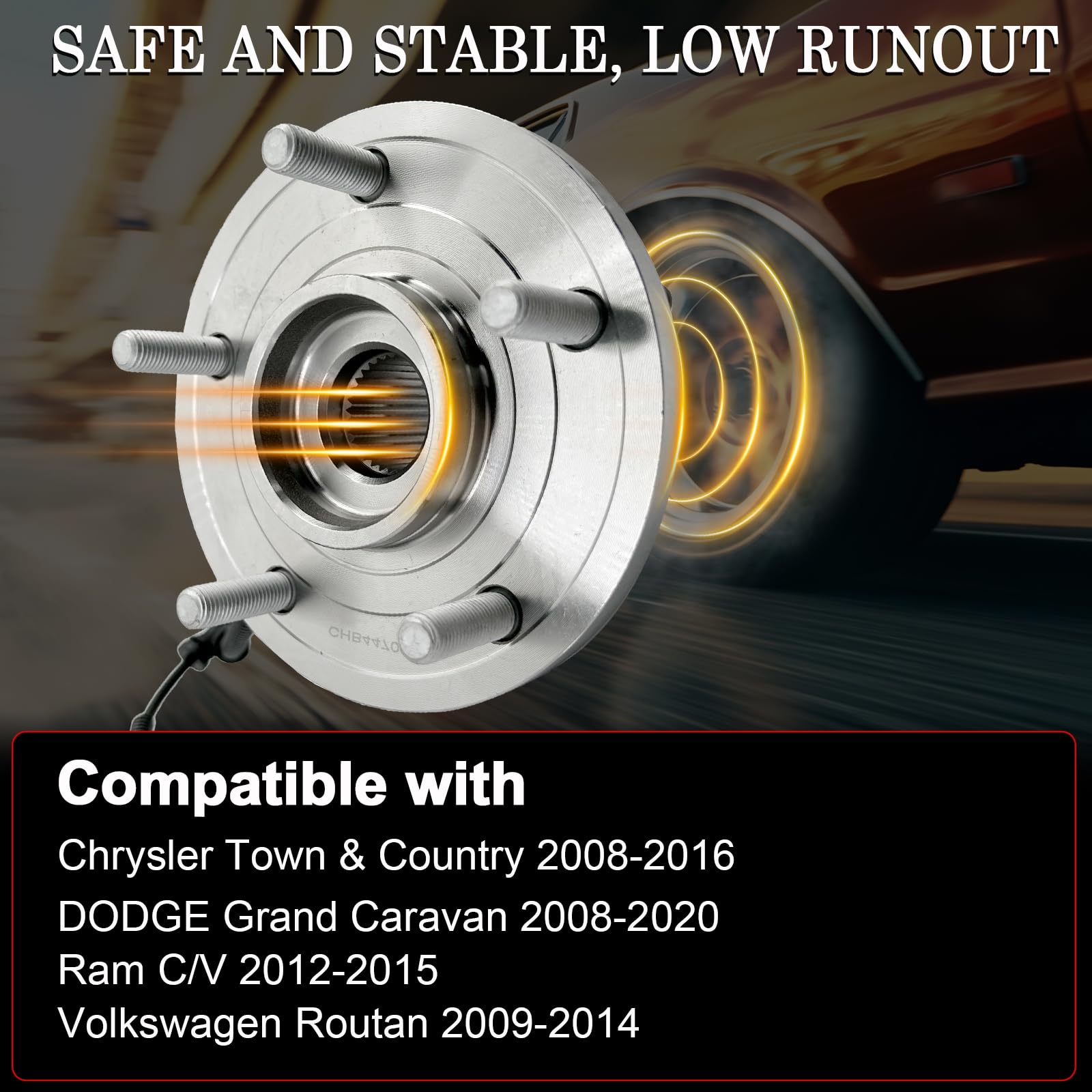 KNOLET hub front face close-up showing precise machining and reliability