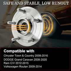 KNOLET hub front face close-up showing precise machining and reliability