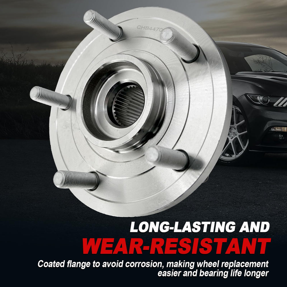 KNOLET hub installed on vehicle front axle restoring smooth rotation