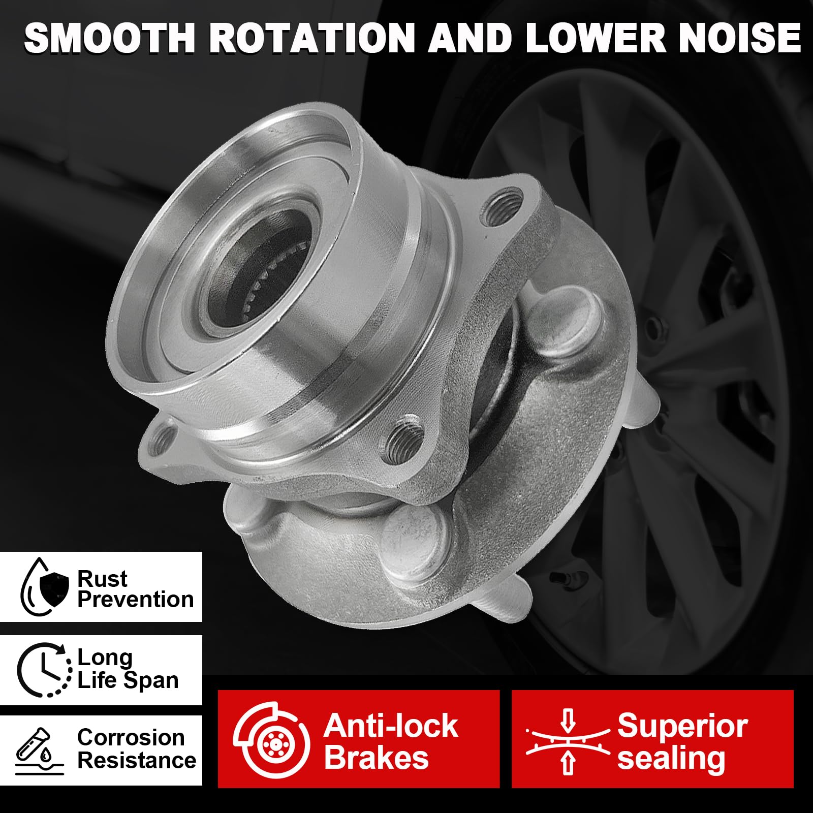 KNOLET hub in hand for scale demonstrating compact, OEM-style dimensions