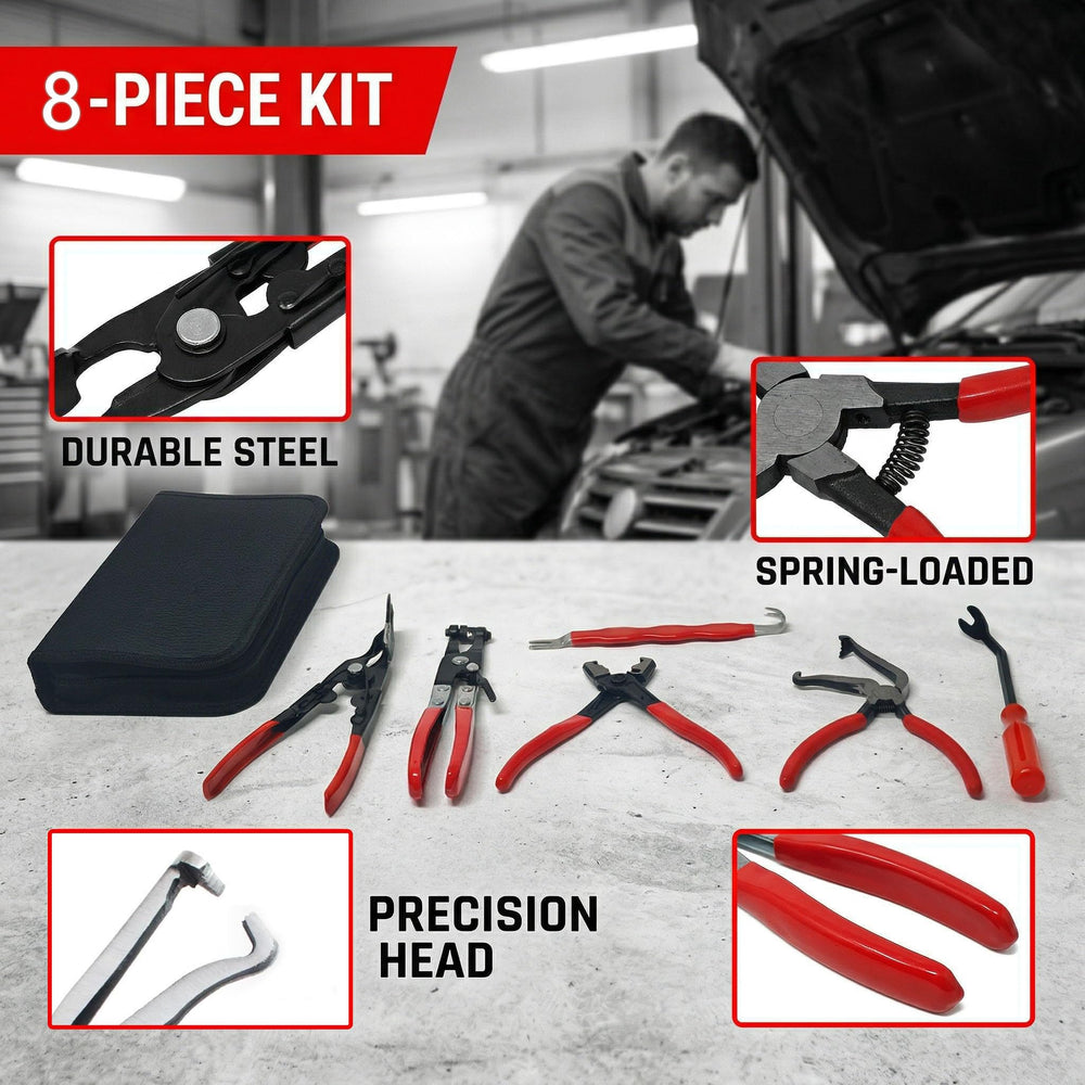 Knowearth tools beside socket set for scale showing compact kit convenience