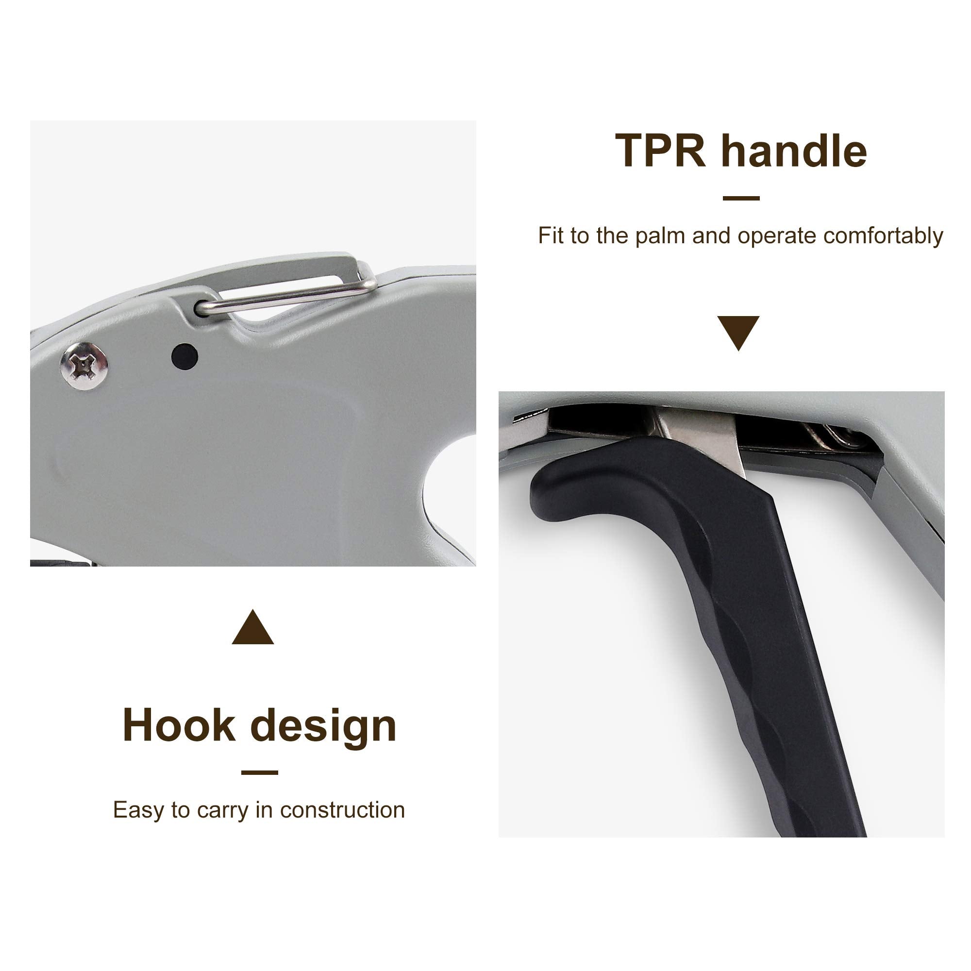 knoweasy 600n handle detail highlighting ergonomic grip for reduced hand fatigue