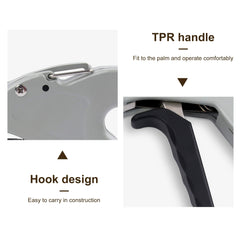 knoweasy 600n handle detail highlighting ergonomic grip for reduced hand fatigue