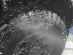 KOCHCHEMIE before and after wheel comparison showing deep grime removal