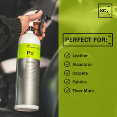 KOCHCHEMIE close-up foam texture revealing deep fiber penetration benefit