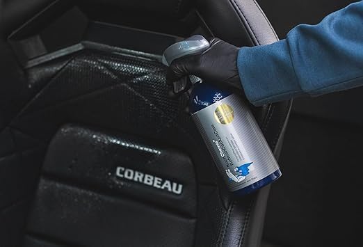 KOCHCHEMIE being applied with microfiber cloth for streak-free finish