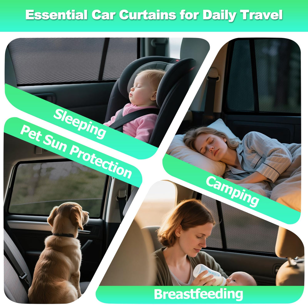 KOCZIL shade blocking bright sun at rear window to reduce interior heat