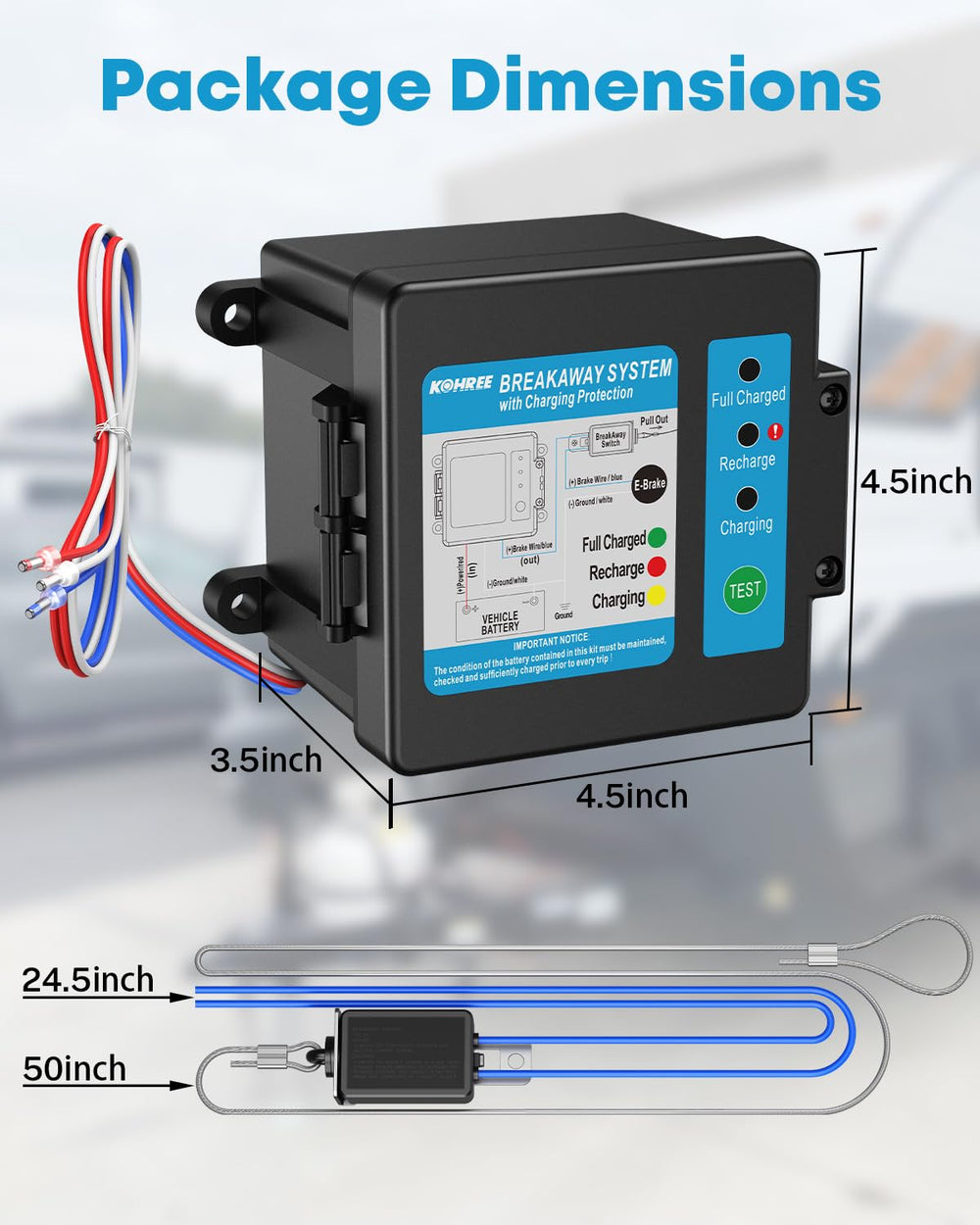 Kohree side-mount housing with pre-drilled holes for easy installation