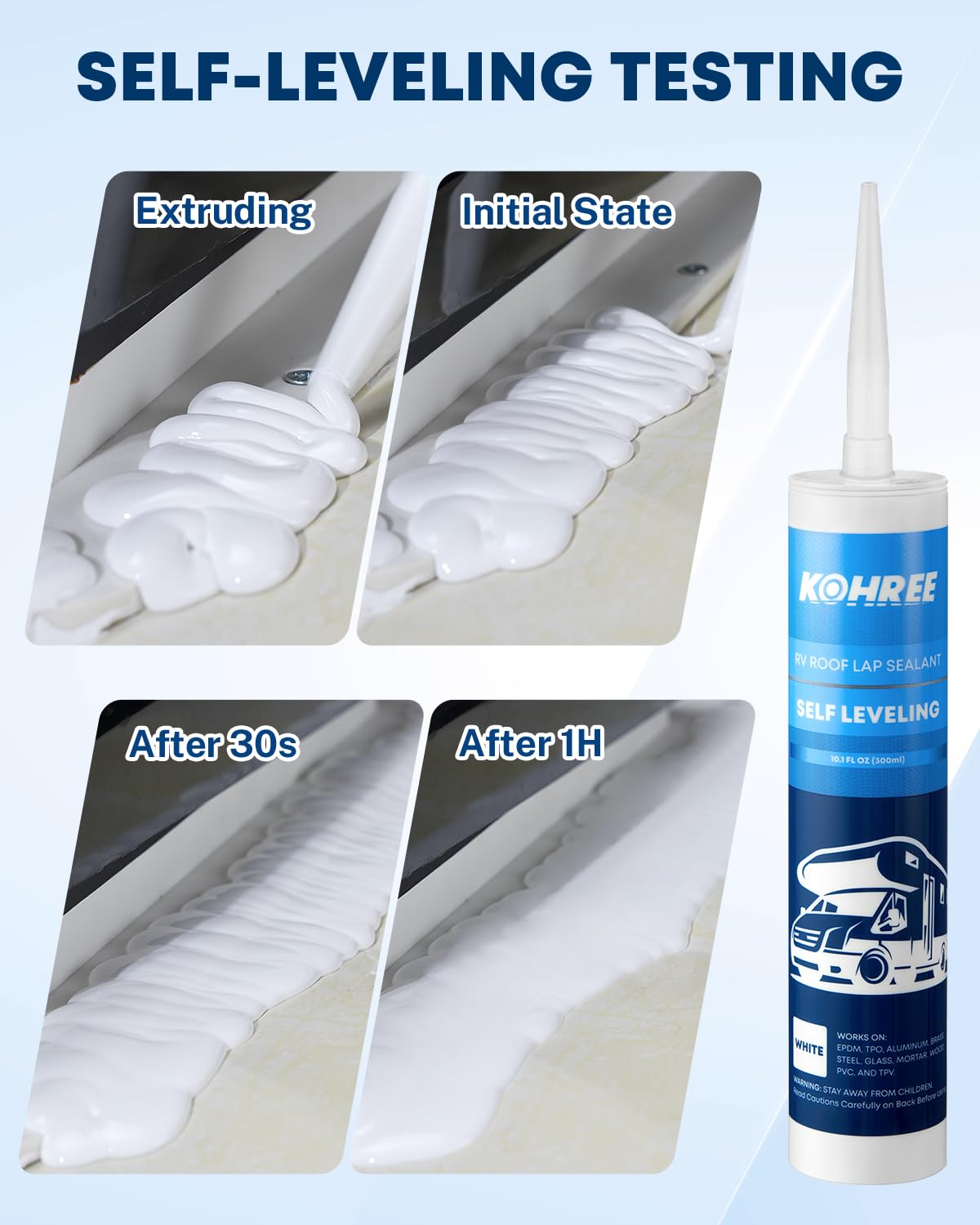 Kohree nozzle close-up for precise application and clean control