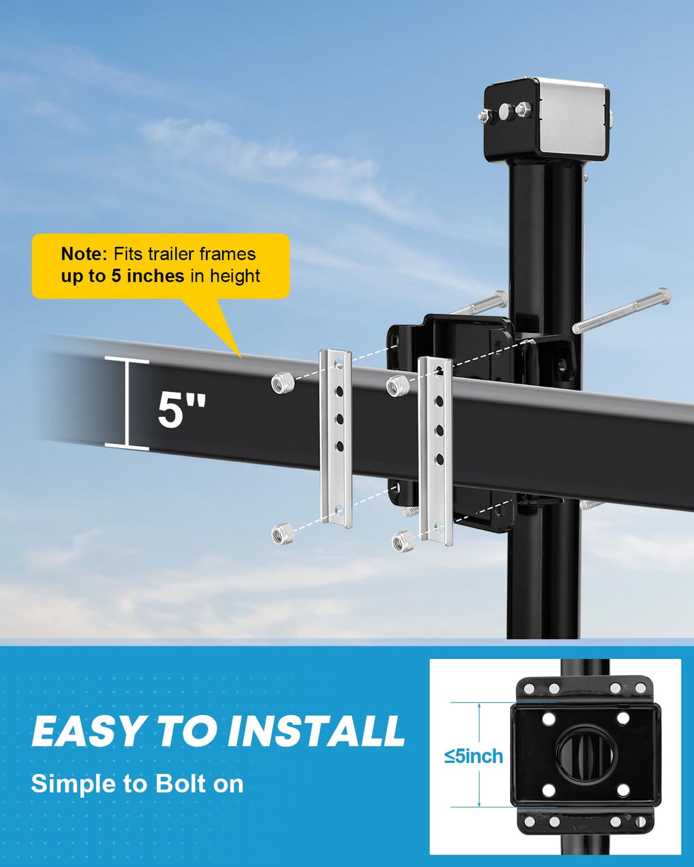 Kohree with cordless drill attached showing fast powered lifting
