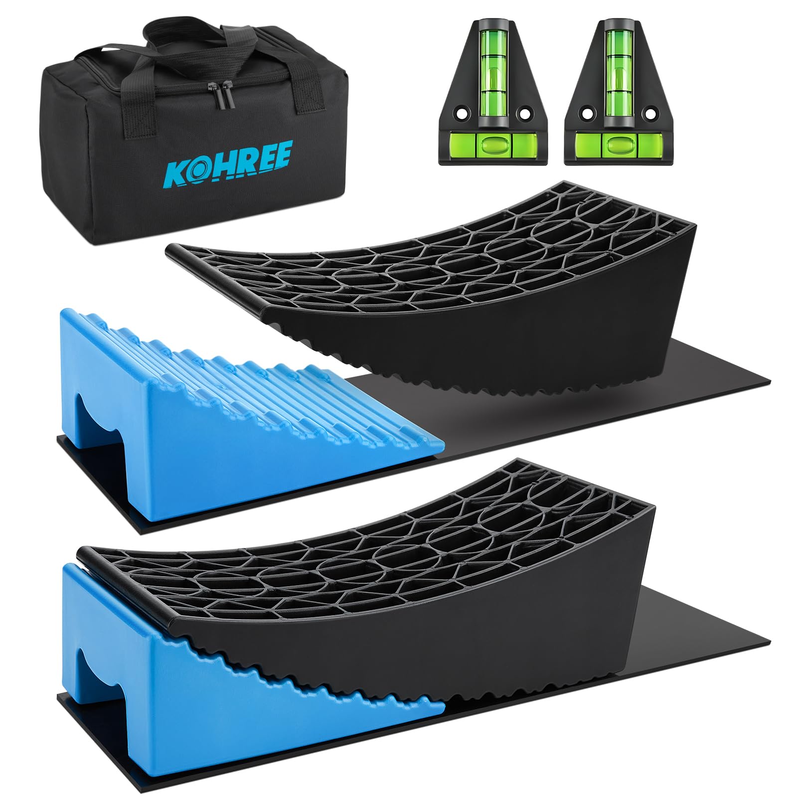 Kohree front packaging showing full leveling kit and durable components