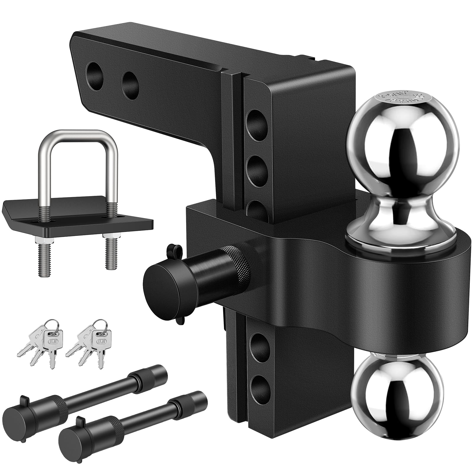 Kohree front view of full hitch showing durable design and easy installation