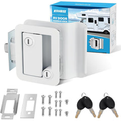 Kohree front view paddle deadbolt showing solid build and secure operation