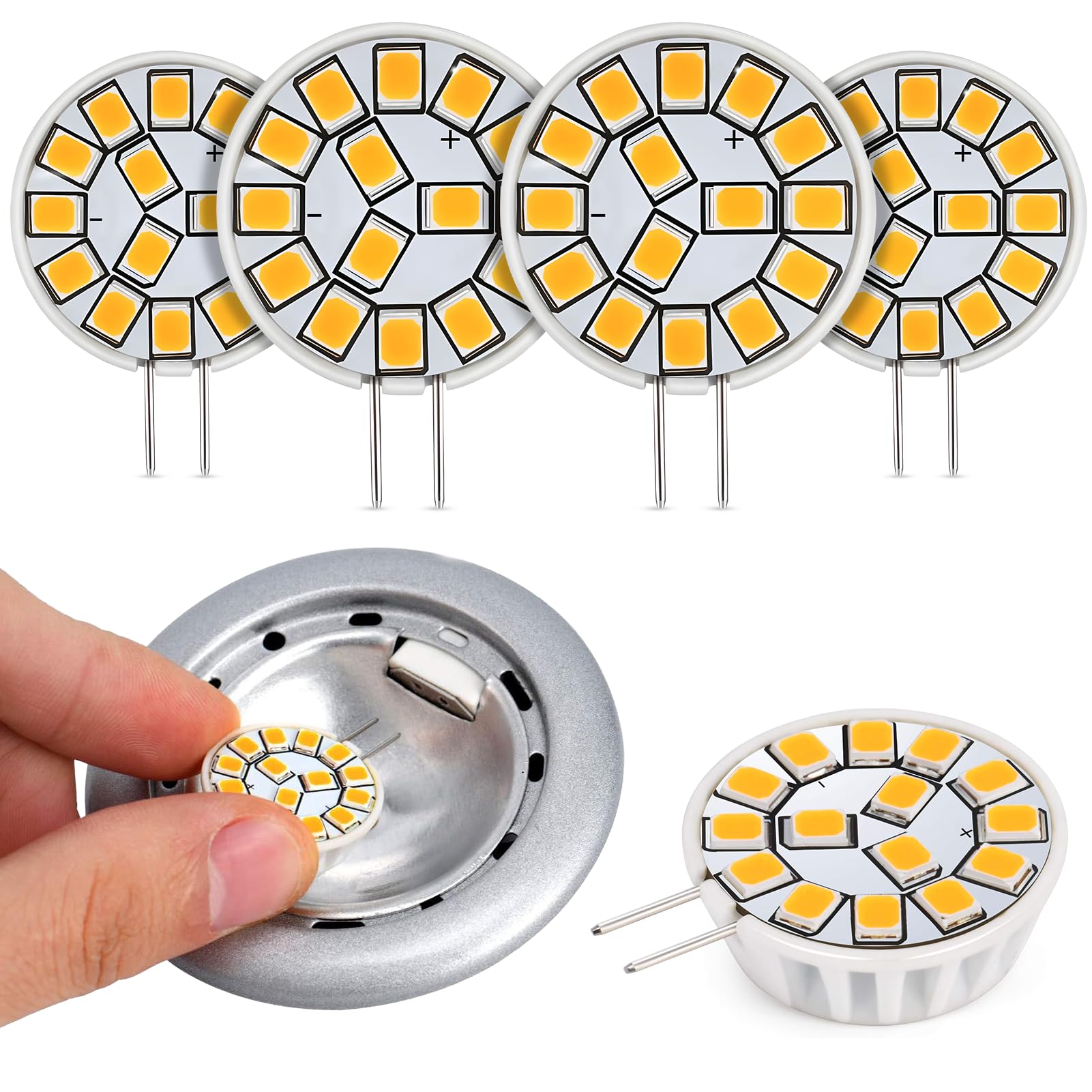 Kohree G4 LED bulb front view showing compact design and efficient lighting