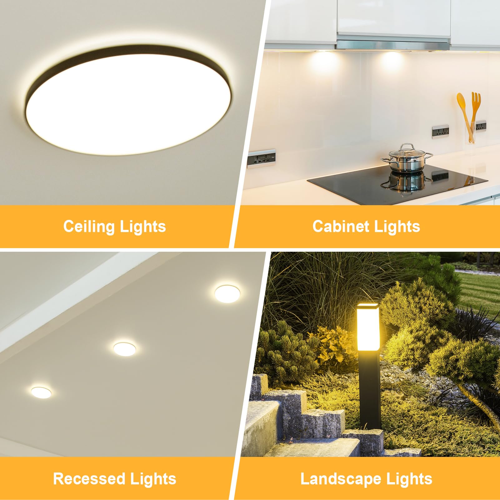 Kohree G4 warm white beam on wood surface showing cozy, even lighting