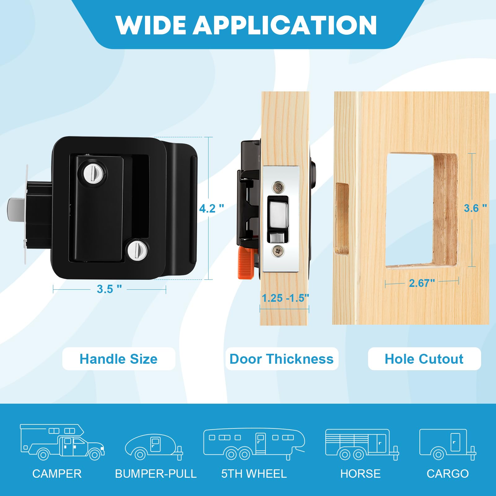 Kohree set of all-metal keys and cylinder offering reliable long-term use