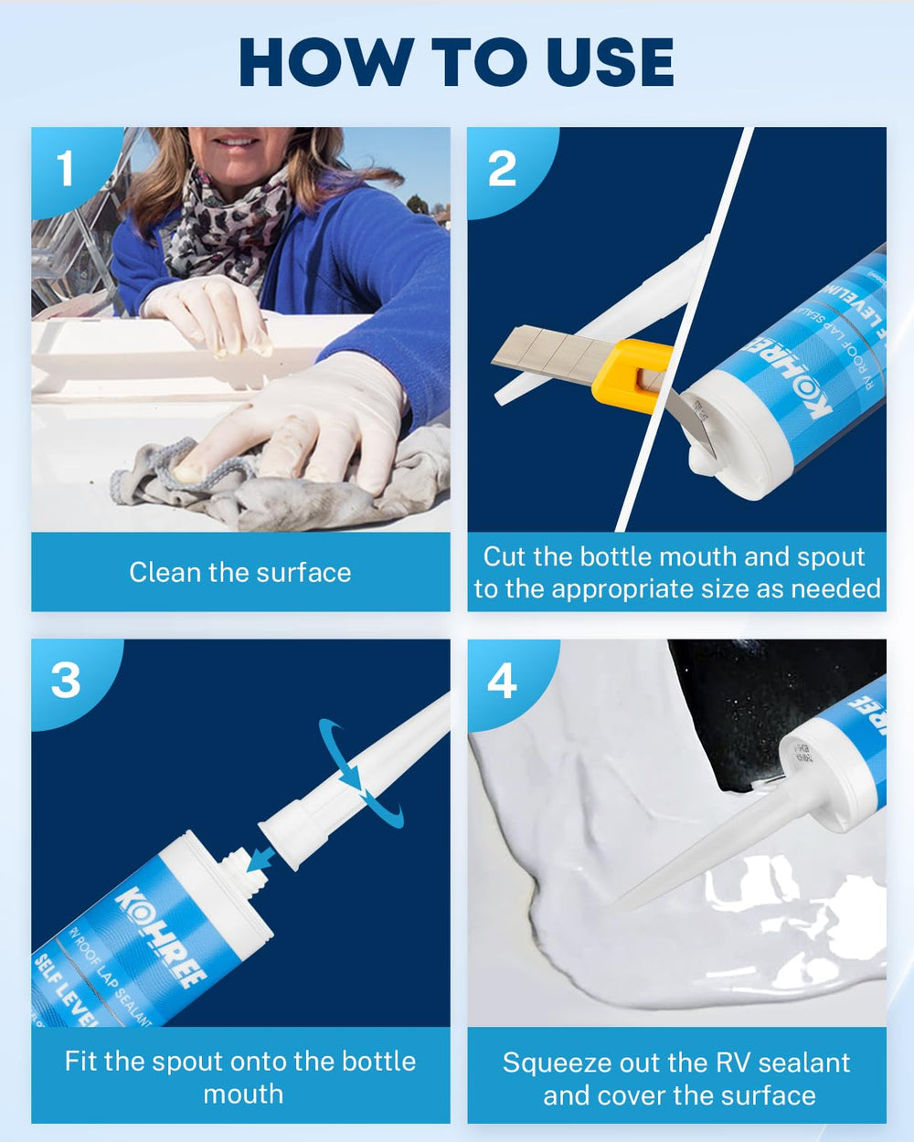 Kohree sealant withstands temperature extremes for weatherproof durability