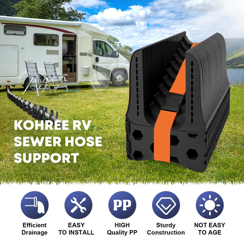 Kohree texture and hinge detail durable PP build resists cracking