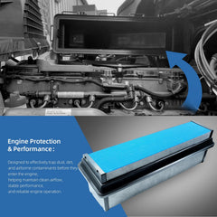 Koilonio filter installed in a Freightliner Cascadia ensuring correct fit