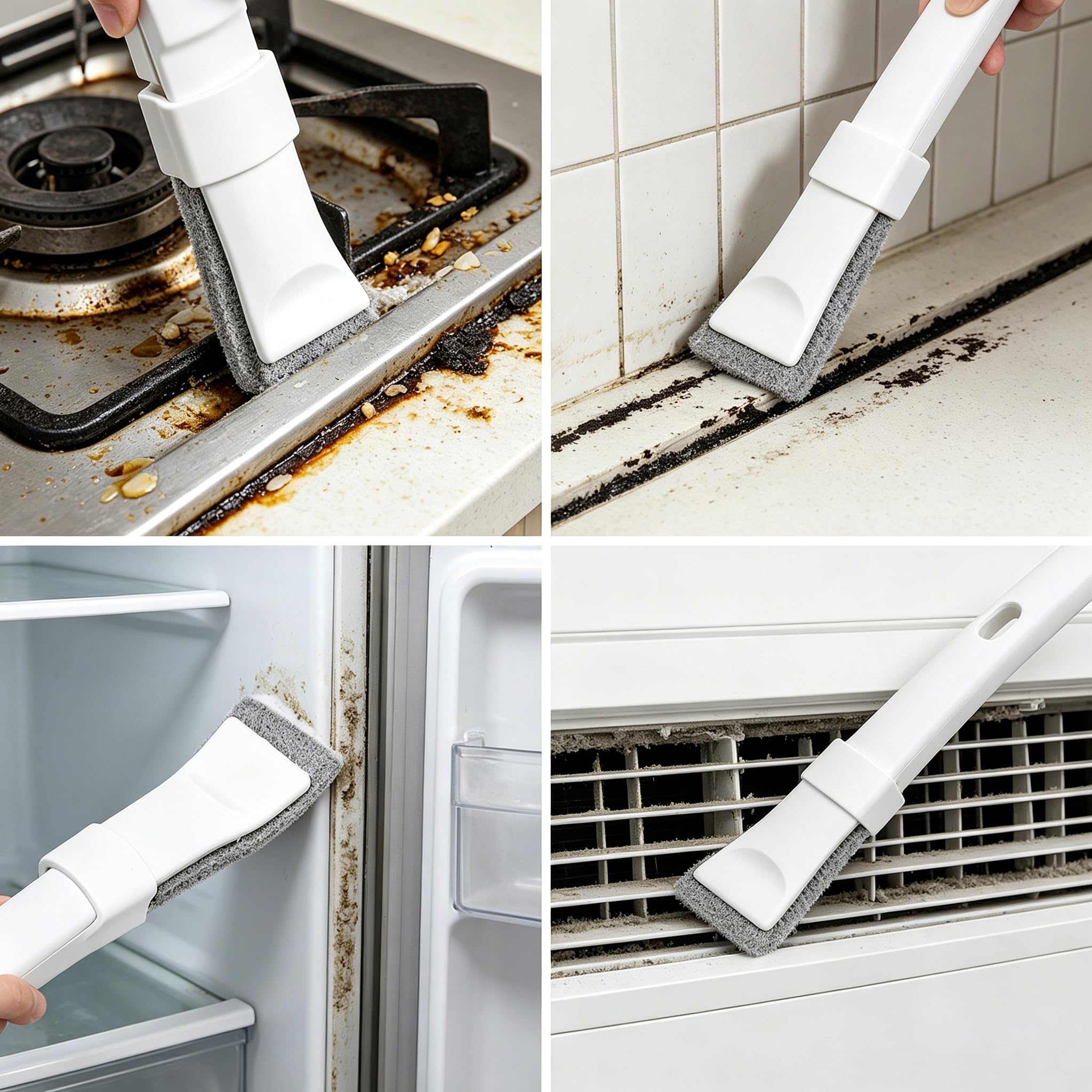 KOISHU tool in use cleaning a window track for precise debris removal