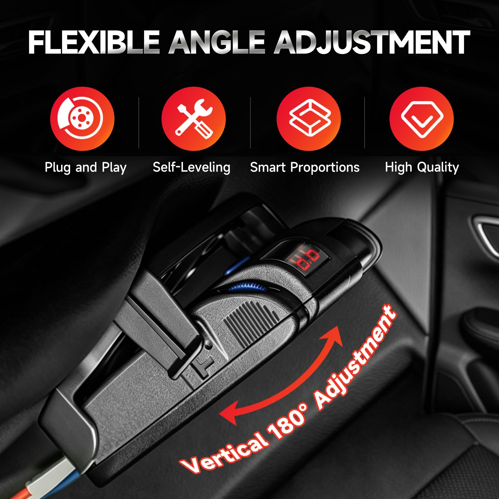 Kolasina installed in a vehicle cockpit for easy driver access and visibility