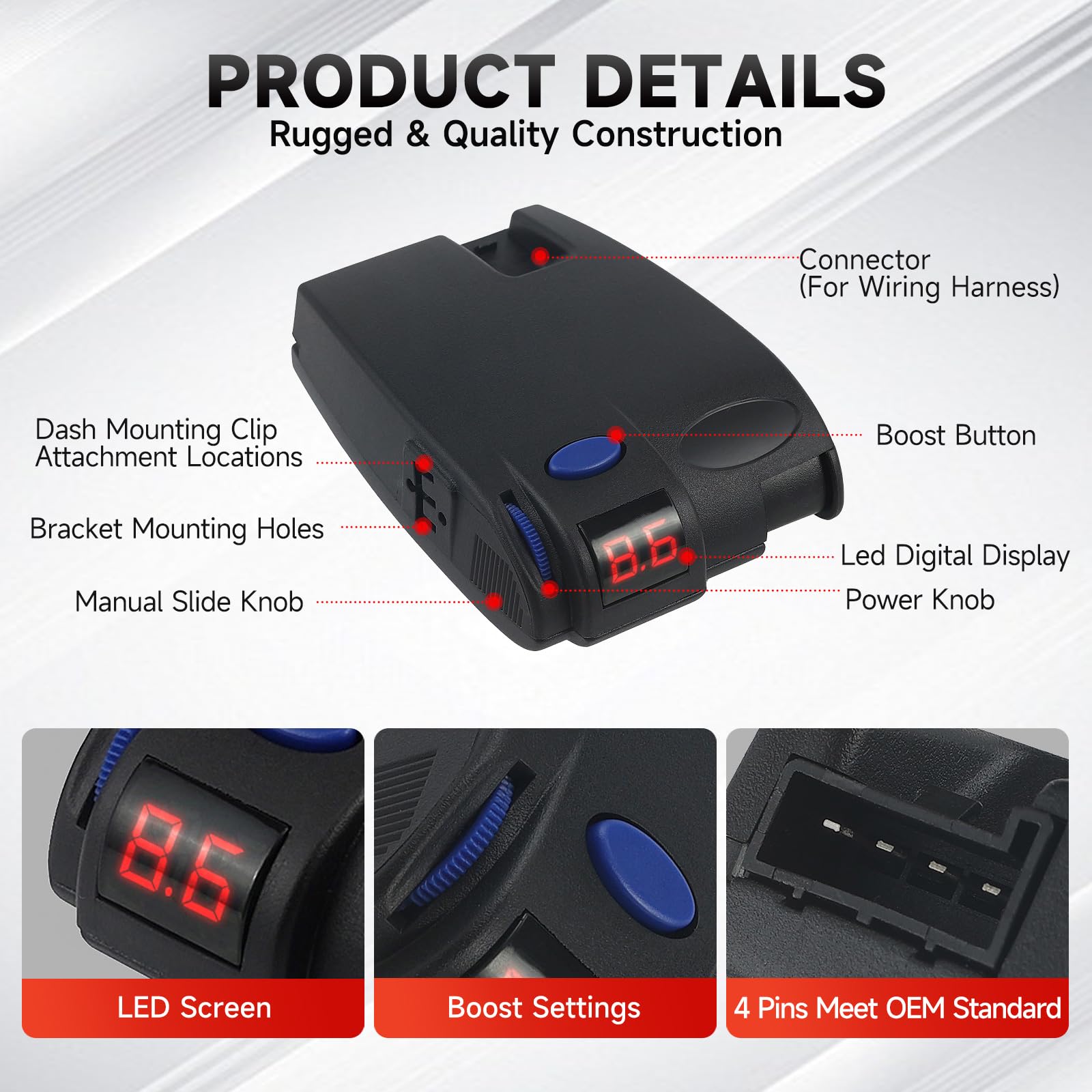 Kolasina slider control detail for immediate braking adjustment benefit