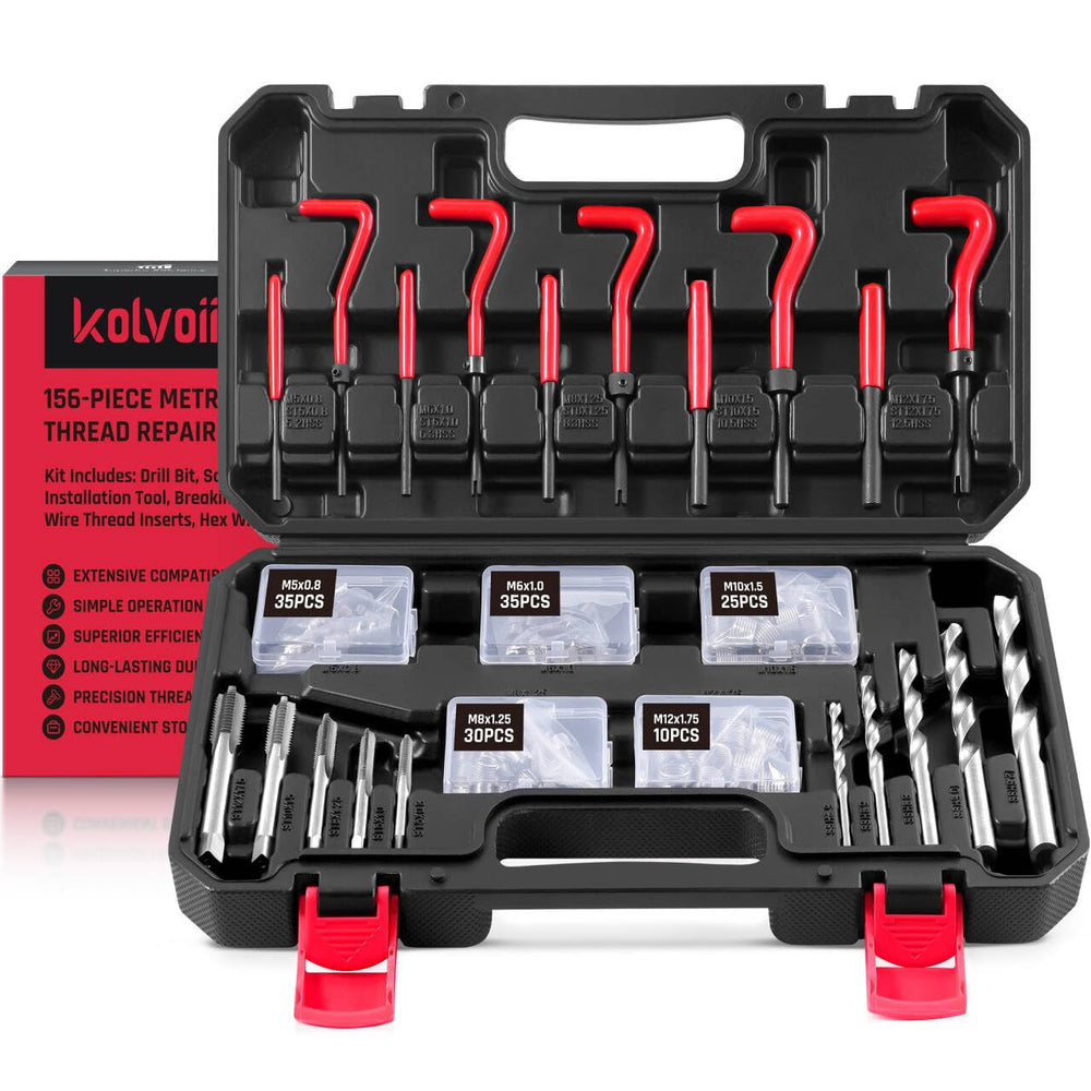 Kolvoii front view case open showing organized kit benefits