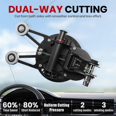 konzition vacuum suction closeup demonstrating strong hold for safer cutting