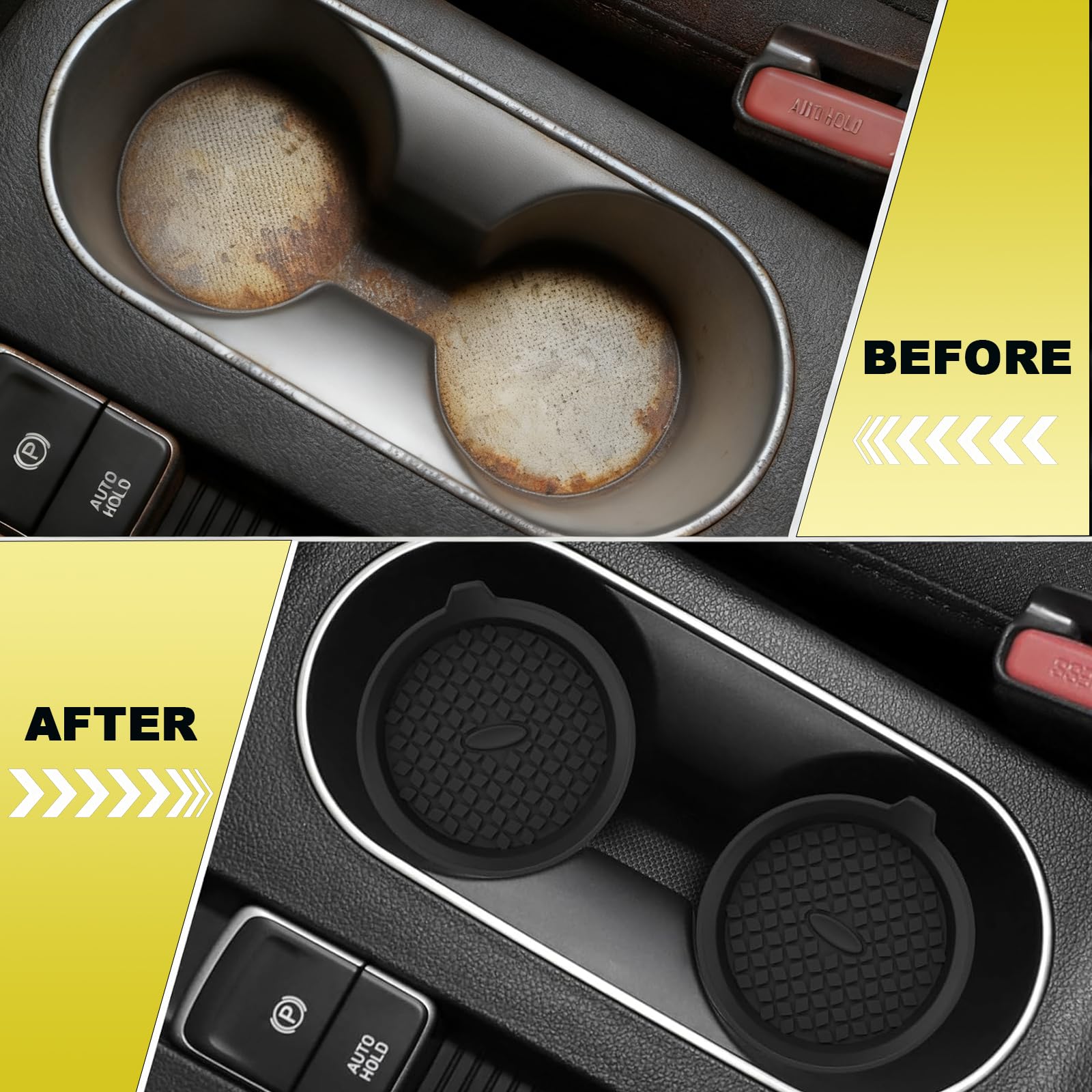 KOOGEN armrest compartment insert showing cushioned protection and easy cleaning