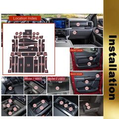 KOOGEN center console tray in use keeping items secure and noise reduced